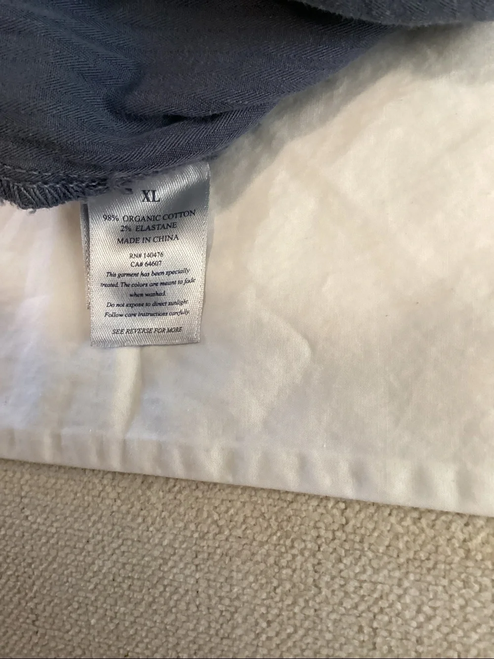 Faherty Men's Essential Drawstring Shorts, Flintstone, size XL, NEW NWT